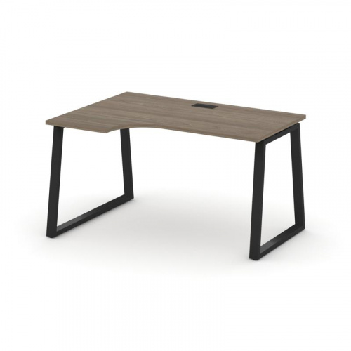 Style Project Стол рабочий эргоном. SN-6T1.SPA-001(L) Акация Лорка/Металл Антрацит/Заглушка Пластик фото 5 Style Project Стол рабочий эргоном. SN-6T1.SPA-001(L) Акация Лорка/Металл Антрацит/Заглушка Пластик фото 5