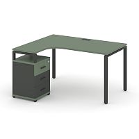 Стол эргономичный с опорной тумбой Concept CN.SA-305(L)