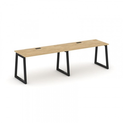 Style Project Рабочая станция 1 сторон. SN-5T1.ORS-024 Акация Лорка/Металл Антрацит/Заглушка Пластик Style Project Рабочая станция 1 сторон. SN-5T1.ORS-024 Акация Лорка/Металл Антрацит/Заглушка Пластик