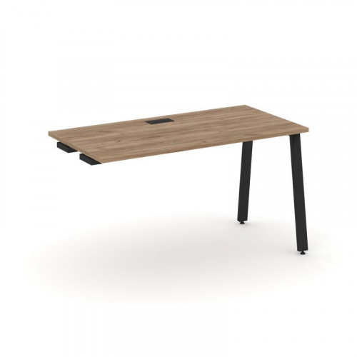 Style Project Стол-приставка к опор. элем. SN-6A.OPRS-014 Дуб Табак/Металл Белый 1580*700*750 фото 8