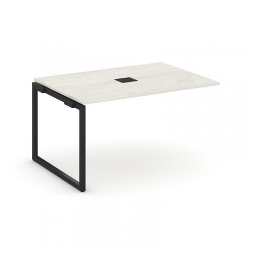 Style Project Проходной наб. элем. перег. стола SN-4O.NSPRG-001 Дуб Наварра/Металл Белый 980*980*750 фото 23