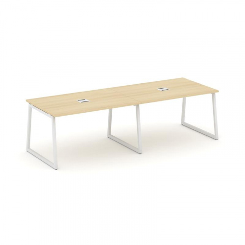 Style Project Стол переговорный SN-4T1.SPRG-014 Акация Лорка/Металл Антрацит/Заглушка Металл Антраци фото 22