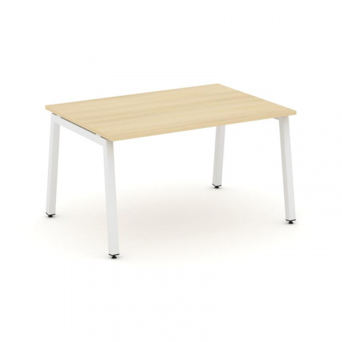 Style Project Стол переговорный SN-5A.SPRG-002.3 Дуб Наварра/Металл Белый 1180*980*750 фото 15