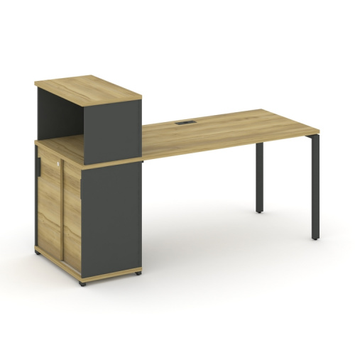 Стол офисный с опорным шкафом-купе Concept CN.SP-238 Стол офисный с опорным шкафом-купе Concept CN.SP-238