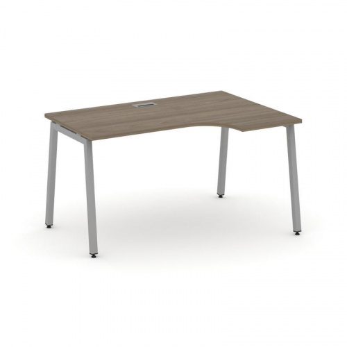Style Project Стол рабочий эргоном. SN-4A.SPA-012(R) Дуб Табак/Металл Антрацит 1580*700/980*750 фото 14