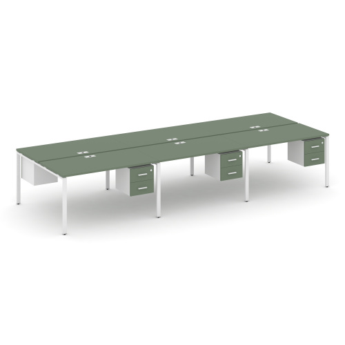 Бенч-система на 6 мест с подвесными тумбами Concept CN.DRS-155 фото 5 Бенч-система на 6 мест с подвесными тумбами Concept CN.DRS-155 фото 5