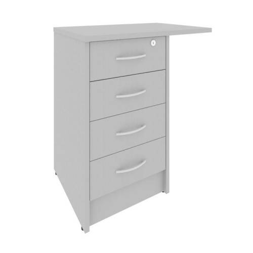 Тумба приставная на 4 ящика с замком Riva А.ТП-4.3F-S фото 7