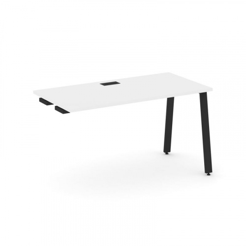 Style Project Стол-приставка к опор. элем. SN-6A.OPRS-014 Дуб Табак/Металл Белый 1580*700*750 фото 2