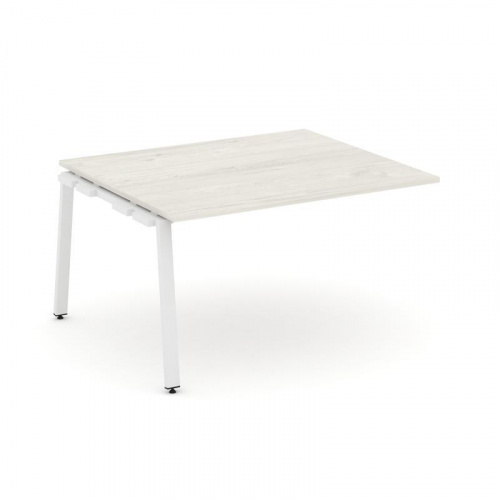 Style Project Проходной наб. элем. перег. стола SN-6A.NSPRG-033.3 Дуб Наварра/Металл Белый 1380*1180 фото 28