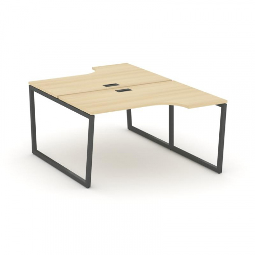 Style Project Рабочая станция эргоном. SN-4T2.DRPA-021 Акация Лорка/Металл Антрацит/Заглушка Пластик фото 28