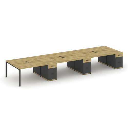 Бенч-система на 6 мест с 3 опорными тумбами Concept CN.DRS-463 фото 4 Бенч-система на 6 мест с 3 опорными тумбами Concept CN.DRS-463 фото 4