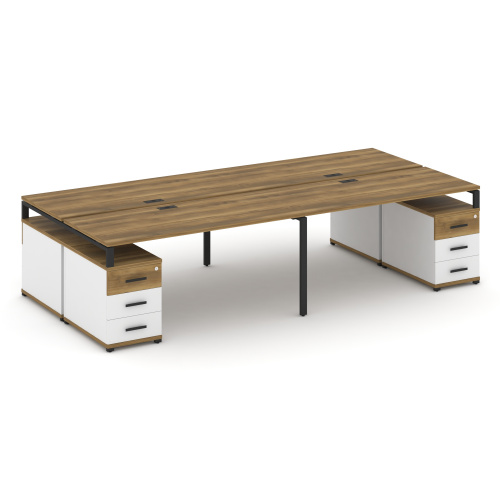 Бенч-система на 4 места с 2 опорными тумбами Concept CN.DRS-328 фото 7 Бенч-система на 4 места с 2 опорными тумбами Concept CN.DRS-328 фото 7