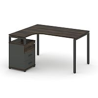 Стол эргономичный с опорной тумбой Concept CN.SA-305(L)