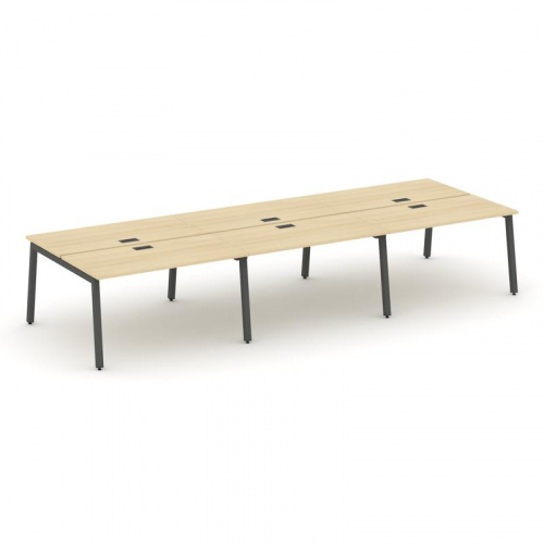 Style Project Рабочая станция 2-х сторон. SN-5A.DRS-082 Антрацит/Металл Антрацит 3540*1632*750 фото 26