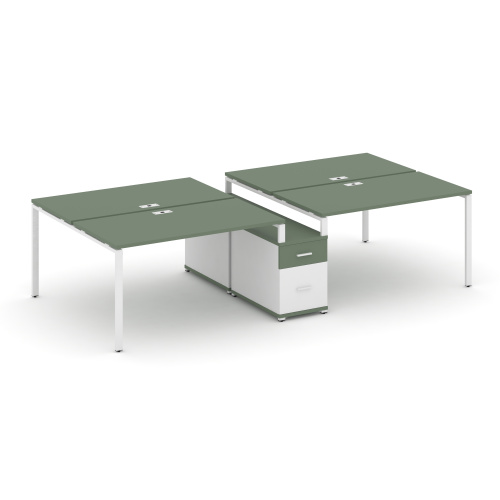 Бенч-система на 4 места с опорной тумбой Concept CN.DRS-315 фото 5 Бенч-система на 4 места с опорной тумбой Concept CN.DRS-315 фото 5