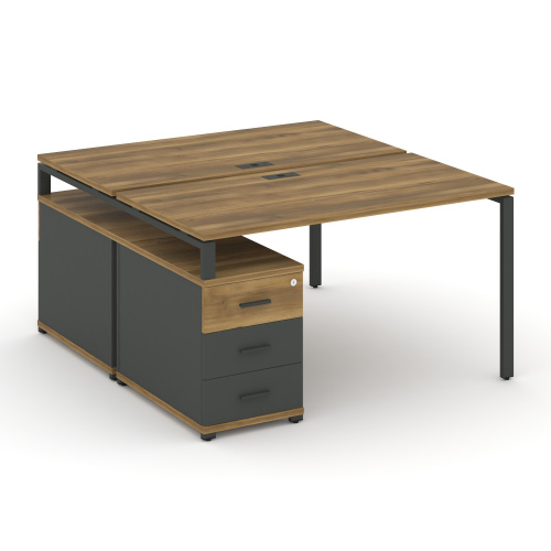 Бенч-система на 2 места с опорной тумбой Concept CN.DRS-301 Бенч-система на 2 места с опорной тумбой Concept CN.DRS-301