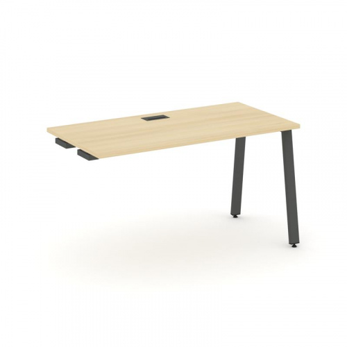 Style Project Стол-приставка к опор. элем. SN-6A.OPRS-014 Дуб Табак/Металл Белый 1580*700*750 фото 15