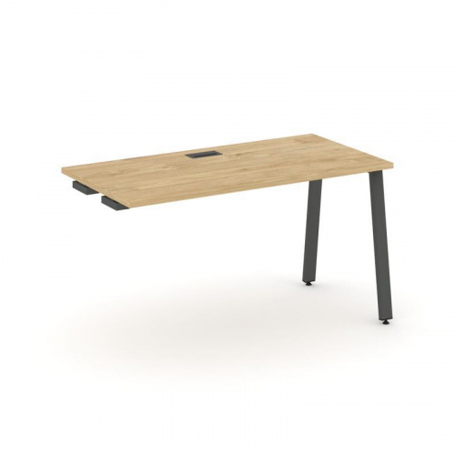 Style Project Стол-приставка к опор. элем. SN-6A.OPRS-014 Дуб Табак/Металл Белый 1580*700*750 фото 20