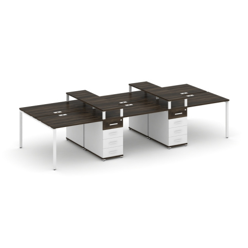 Бенч-система на 6 мест с 2 опорными тумбами Concept CN.DRS-465 фото 10