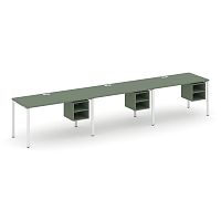 Бенч-система на 3 места с подвесными тумбами Concept CN.ORS-125