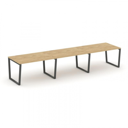 Style Project Стол переговорный SN-6T2.SPRG-022.3 Акация Лорка/Металл Антрацит 3540*980*750 фото 22