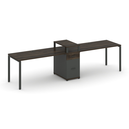 Бенч-система на 2 места с 1 опорной тумбой Concept CN.ORS-421 фото 3 Бенч-система на 2 места с 1 опорной тумбой Concept CN.ORS-421 фото 3