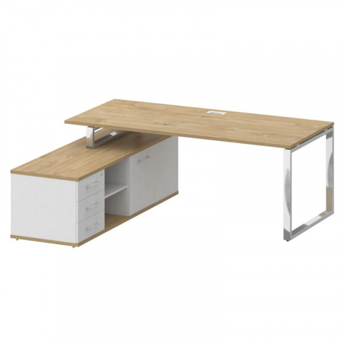 Стол руководителя с опорной греденцией Shift SK.SRG-200 (L) фото 2 Стол руководителя с опорной греденцией Shift SK.SRG-200 (L) фото 2