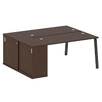 Бенч-система с шкафом-купе на А-обр. м/к Metal System БА.РС-СШК-1.3