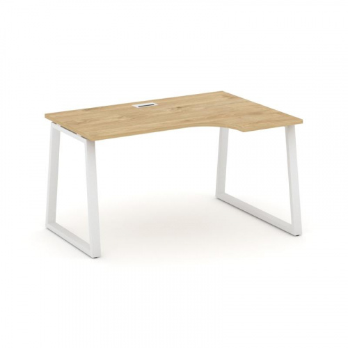 Style Project Стол рабочий эргоном. SN-6T1.SPA-011(R) Акация Лорка/Металл Антрацит/Заглушка Пластик фото 3 Style Project Стол рабочий эргоном. SN-6T1.SPA-011(R) Акация Лорка/Металл Антрацит/Заглушка Пластик фото 3