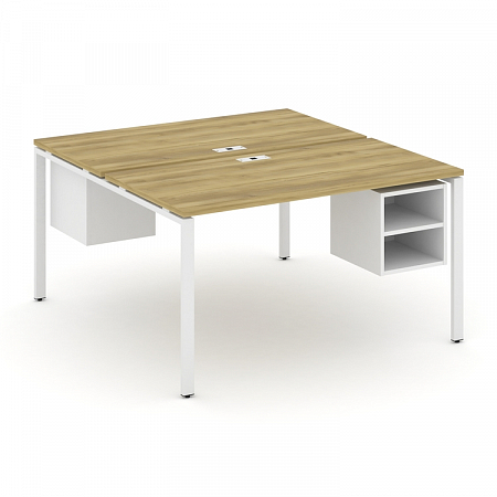 Бенч-система на 2 места с подвесными тумбами Concept CN.DRS-107