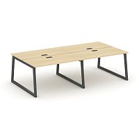 Style Project Рабочая станция 2-х сторон. SN-5T1.DRS-044 Акация Лорка/Металл Антрацит/Заглушка Пласт