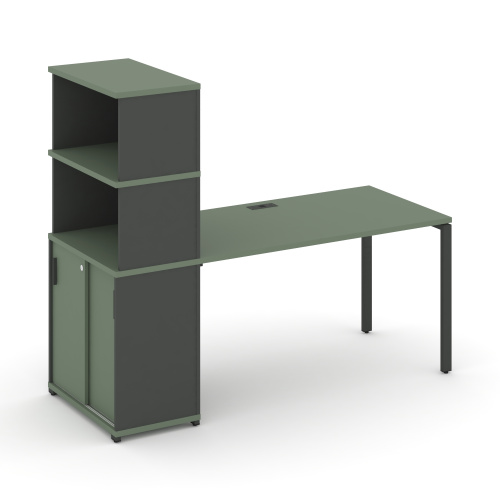 Стол офисный с опорным шкафом-купе Concept CN.SP-243 Стол офисный с опорным шкафом-купе Concept CN.SP-243