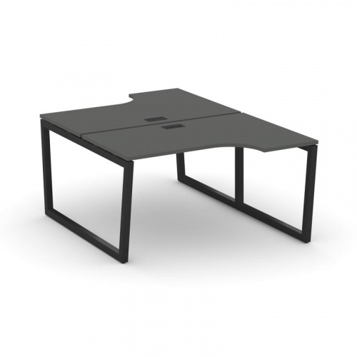 Style Project Рабочая станция эргоном. SN-5T2.DRPA-011 Акация Лорка/Металл Антрацит/Заглушка Пластик фото 5