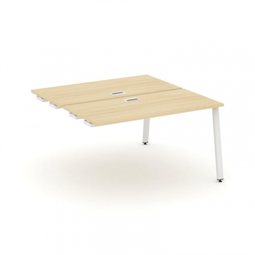 Style Project Стол-приставка к опор. элем. SN-6A.DPRS-003 Дуб Наварра/Металл Белый 1380*1232*750 фото 17