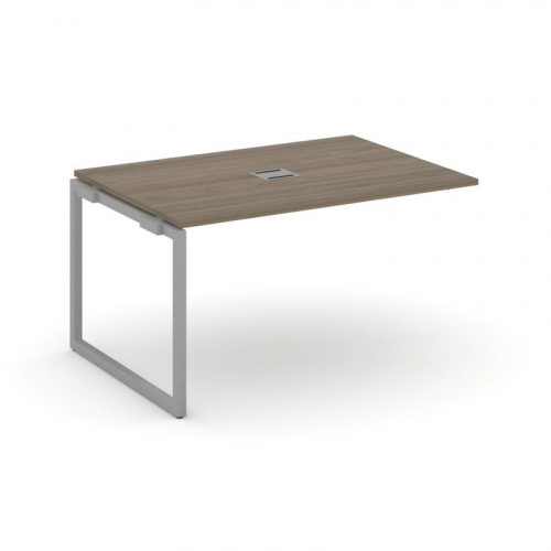 Style Project Проходной наб. элем. перег. стола SN-4O.NSPRG-001 Дуб Наварра/Металл Белый 980*980*750 фото 3