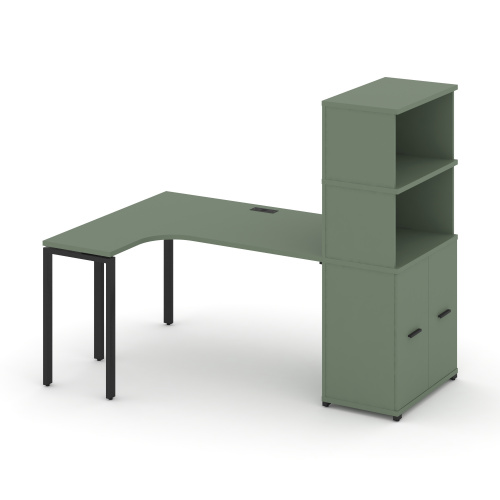 Стол эргономичный с опорным распашным шкафом Concept CN.SA-216(L) Стол эргономичный с опорным распашным шкафом Concept CN.SA-216(L)