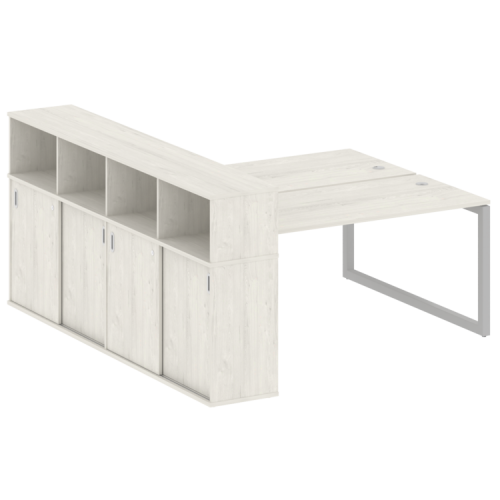 Бенч-система с шкафом-купе на О-обр. м/к Metal System Quattro 50БО.РС-СШК-4.4 фото 13