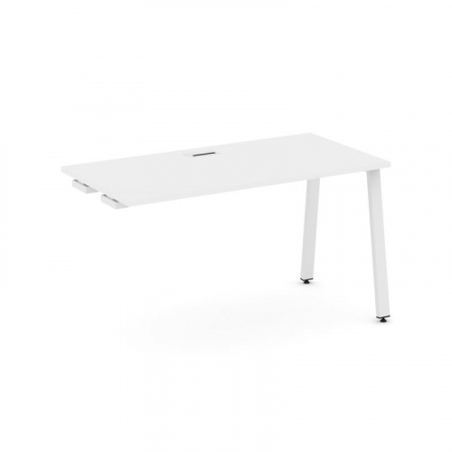 Style Project Стол-приставка к опор. элем. SN-6A.OPRS-014 Дуб Табак/Металл Белый 1580*700*750 фото 27