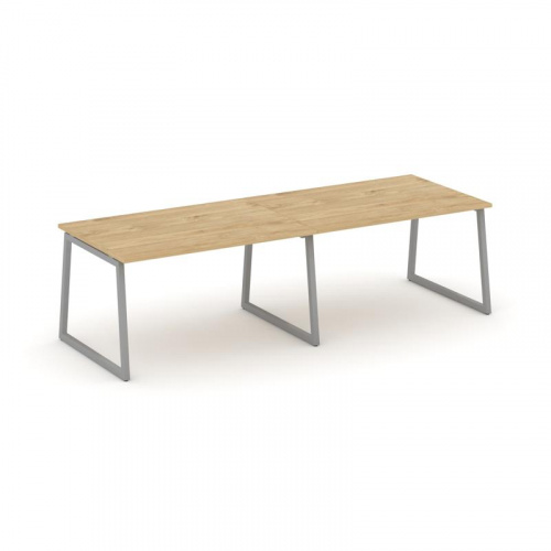 Style Project Стол переговорный SN-4T1.SPRG-013.3 Акация Лорка/Металл Антрацит 2760*980*750 фото 3