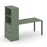 Стол офисный с опорным распашным шкафом Concept CN.SP-232