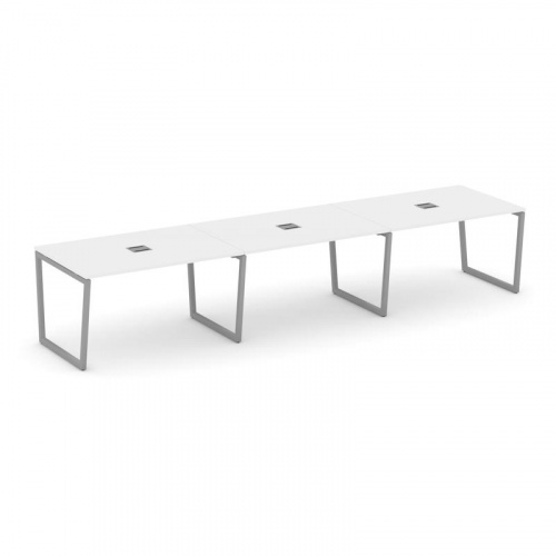 Style Project Стол переговорный SN-4T2.SPRG-022 Акация Лорка/Металл Антрацит/Заглушка Металл Антраци фото 15