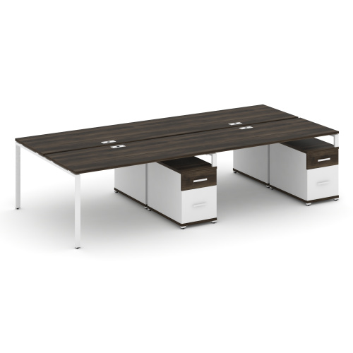 Бенч-система на 4 места с 2 опорными тумбами Concept CN.DRS-324 фото 10 Бенч-система на 4 места с 2 опорными тумбами Concept CN.DRS-324 фото 10