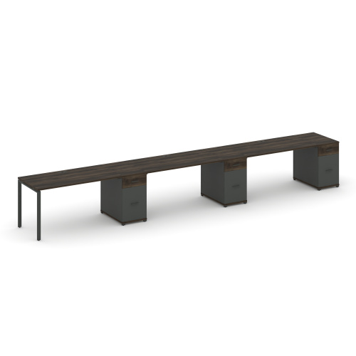 Бенч-система на 3 места с 3 опорными тумбами Concept CN.ORS-448 фото 3 Бенч-система на 3 места с 3 опорными тумбами Concept CN.ORS-448 фото 3