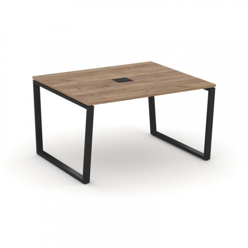 Style Project Стол переговорный SN-6T2.SPRG-034 Акация Лорка/Металл Антрацит/Заглушка Металл Антраци фото 5