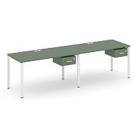 Бенч-система на 2 места с подвесными тумбами Concept CN.ORS-112