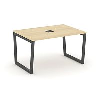 Style Project Стол переговорный SN-5T2.SPRG-004 Акация Лорка/Металл Антрацит/Заглушка Металл Антраци