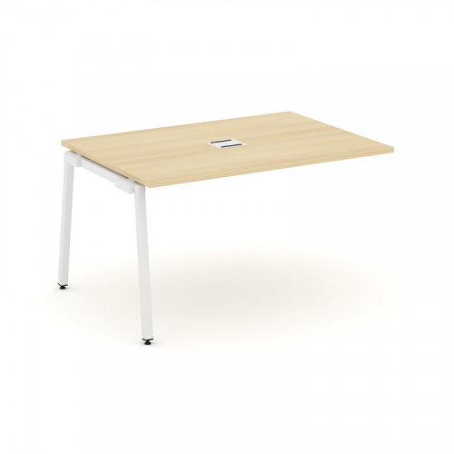 Style Project Проходной наб. элем. перег. стола SN-4A.NSPRG-003 Белый/Металл Белый 1380*980*750 фото 18