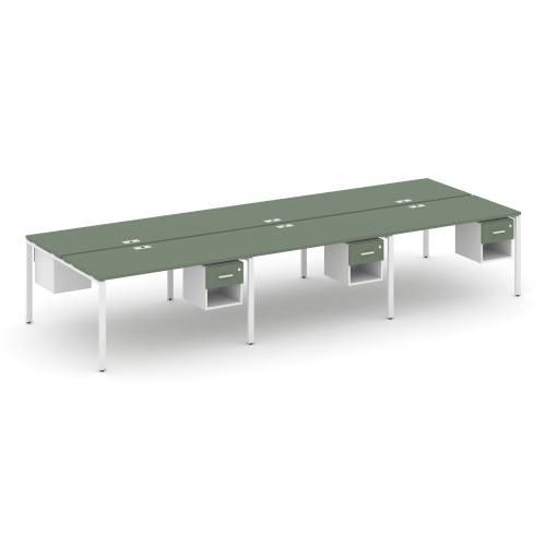 Бенч-система на 6 мест с подвесными тумбами Concept CN.DRS-157 фото 5 Бенч-система на 6 мест с подвесными тумбами Concept CN.DRS-157 фото 5