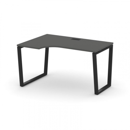 Style Project Стол рабочий эргоном. SN-6T2.SPA-022(L) Акация Лорка/Металл Антрацит/Заглушка Пластик фото 4