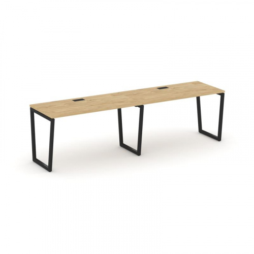 Style Project Рабочая станция 1 сторон. SN-4T2.ORS-023 Акация Лорка/Металл Антрацит/Заглушка Пластик Style Project Рабочая станция 1 сторон. SN-4T2.ORS-023 Акация Лорка/Металл Антрацит/Заглушка Пластик